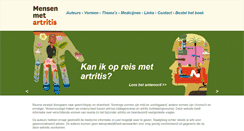 Desktop Screenshot of mensenmetartritis.eu